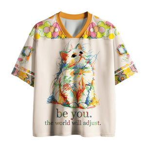 t-shirt leger femme motif chat fleur 